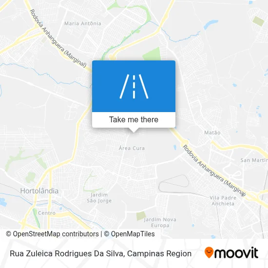 Rua Zuleica Rodrigues Da Silva map