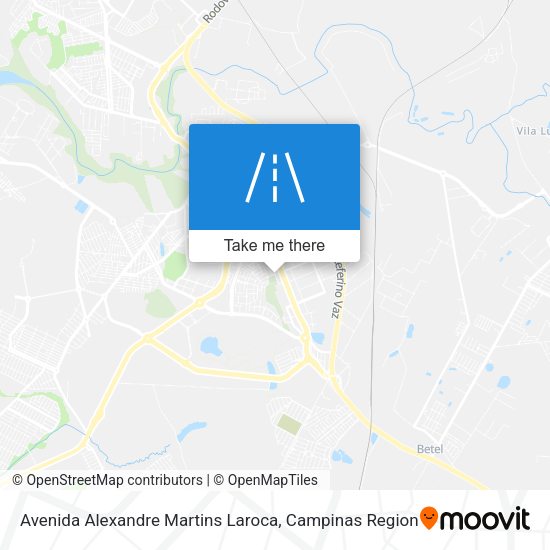 Avenida Alexandre Martins Laroca map