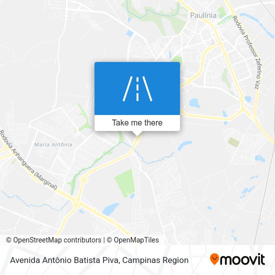 Avenida Antônio Batista Piva map