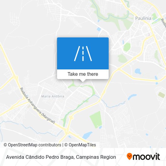 Avenida Cândido Pedro Braga map
