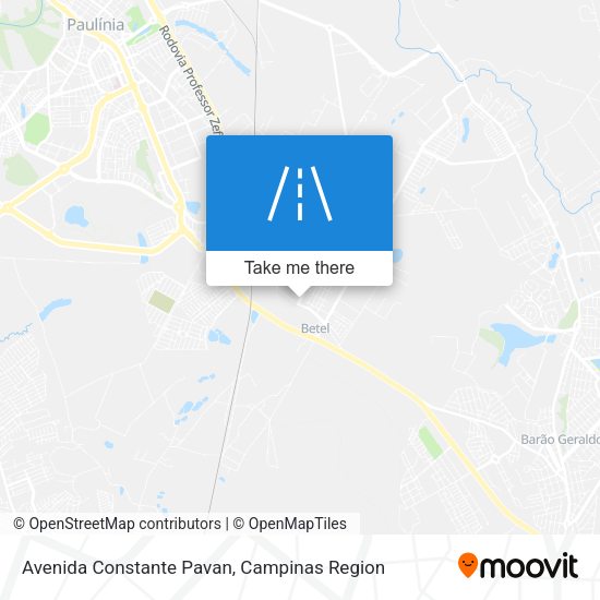 Avenida Constante Pavan map