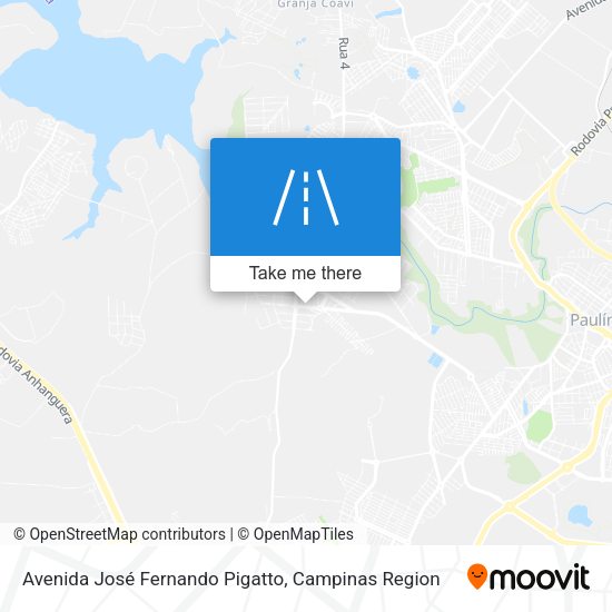 Avenida José Fernando Pigatto map