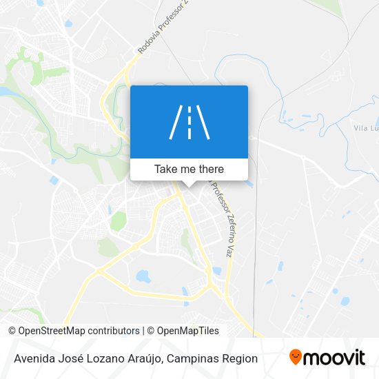 Avenida José Lozano Araújo map