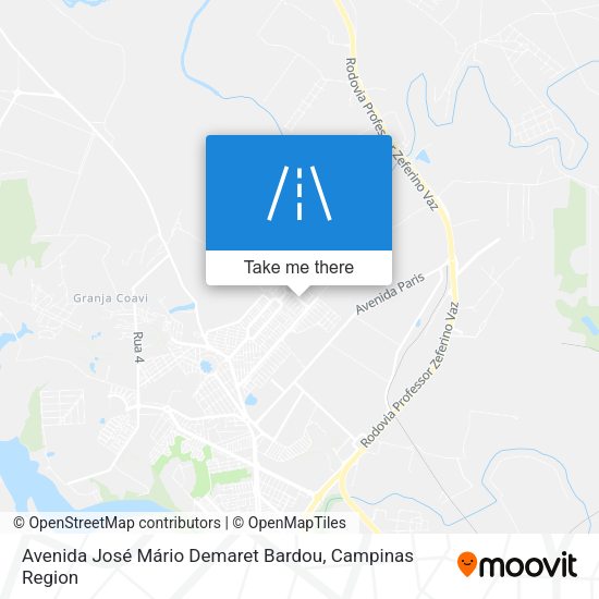 Avenida José Mário Demaret Bardou map