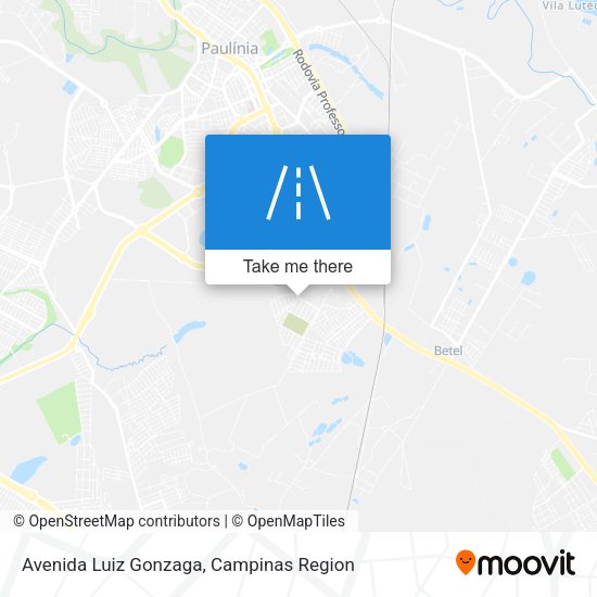 Avenida Luiz Gonzaga map