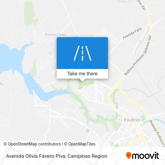 Avenida Olívia Fávero Piva map