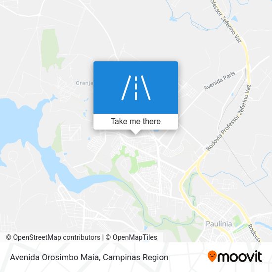 Avenida Orosimbo Maia map