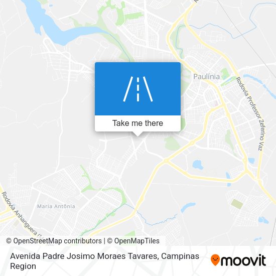 Avenida Padre Josimo Moraes Tavares map