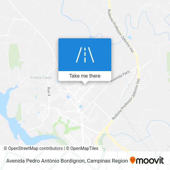 Avenida Pedro Antônio Bordignon map