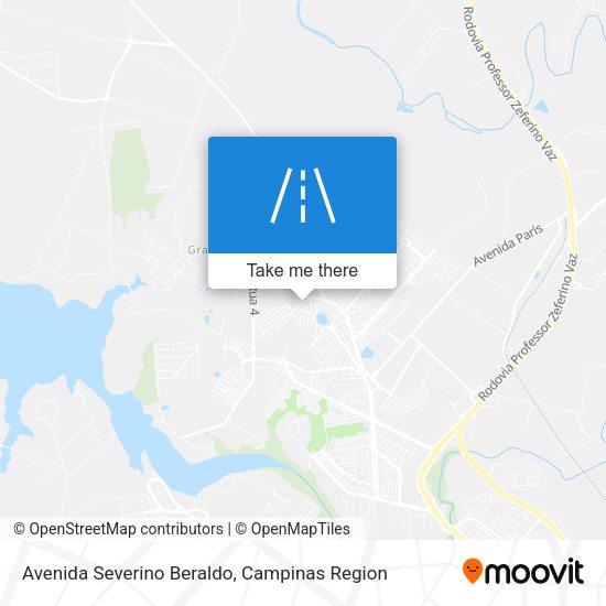 Avenida Severino Beraldo map