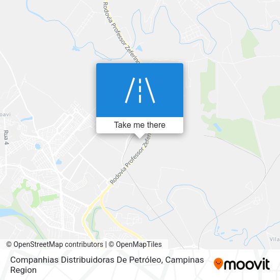 Companhias Distribuidoras De Petróleo map
