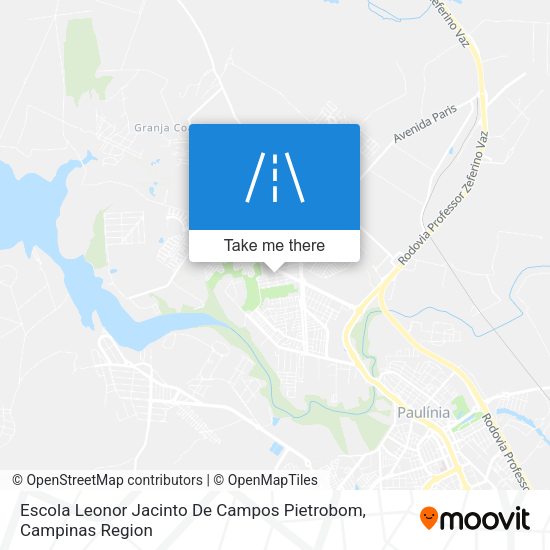 Escola Leonor Jacinto De Campos Pietrobom map