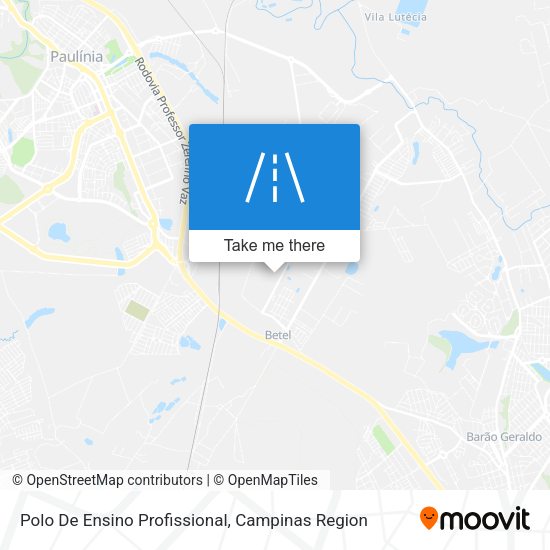 Polo De Ensino Profissional map