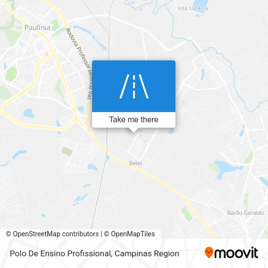 Polo De Ensino Profissional map