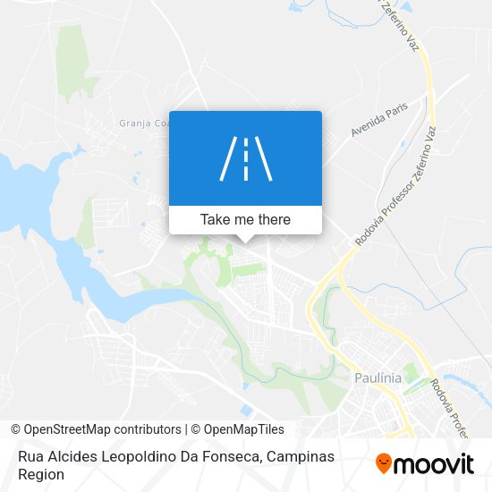 Rua Alcides Leopoldino Da Fonseca map
