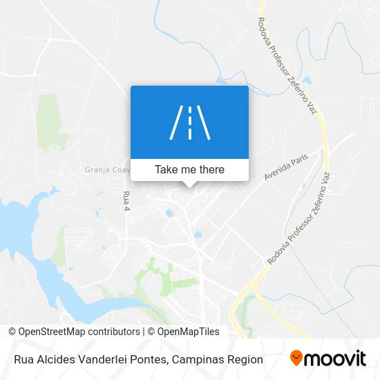 Rua Alcides Vanderlei Pontes map