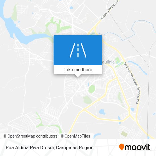 Rua Aldina Piva Dresdi map