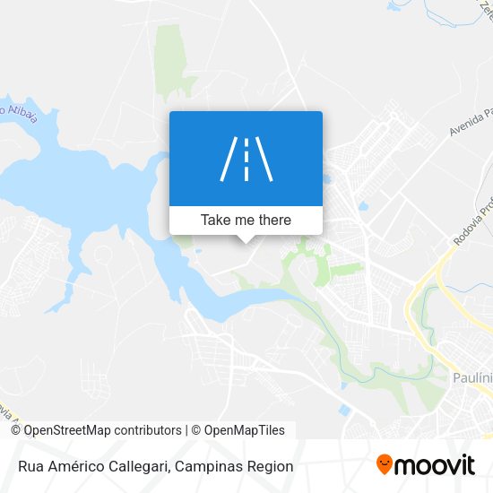 Rua Américo Callegari map