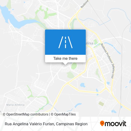 Rua Angelina Valério Furlan map