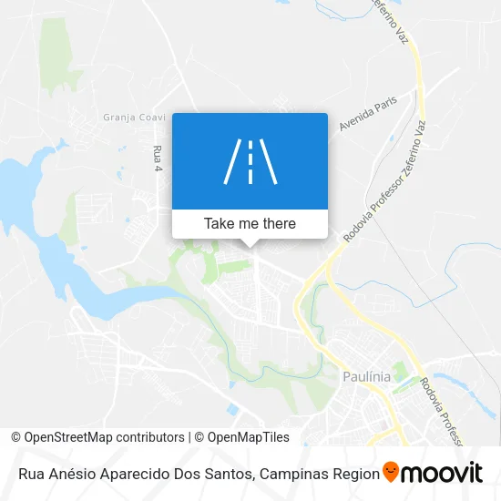 Rua Anésio Aparecido Dos Santos map