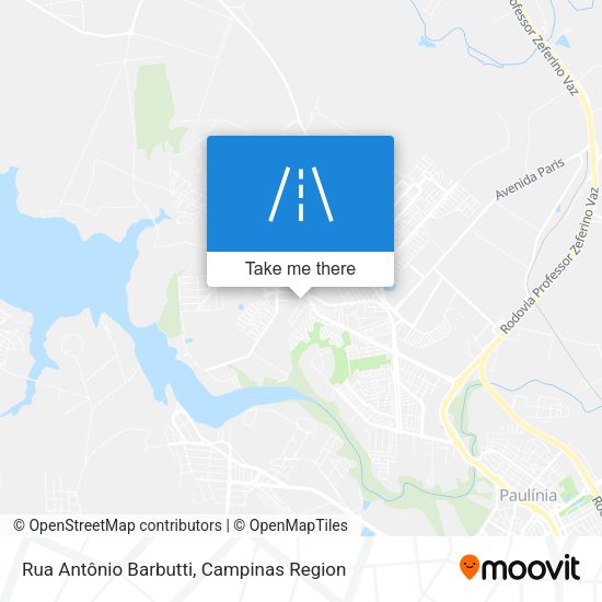 Rua Antônio Barbutti map