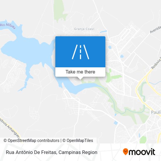 Rua Antônio De Freitas map