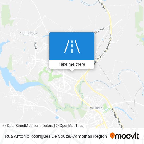 Rua Antônio Rodrigues De Souza map