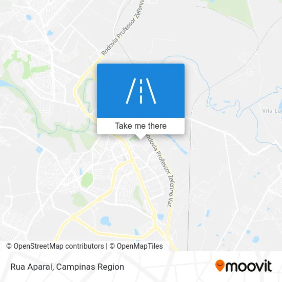 Rua Aparaí map
