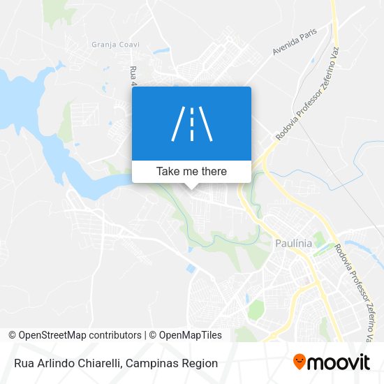 Rua Arlindo Chiarelli map