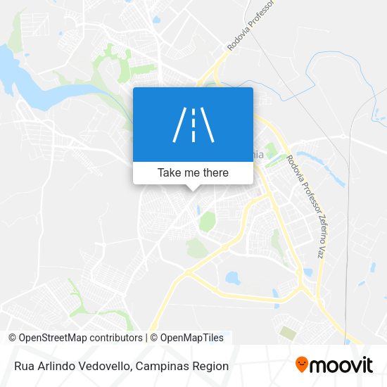 Rua Arlindo Vedovello map