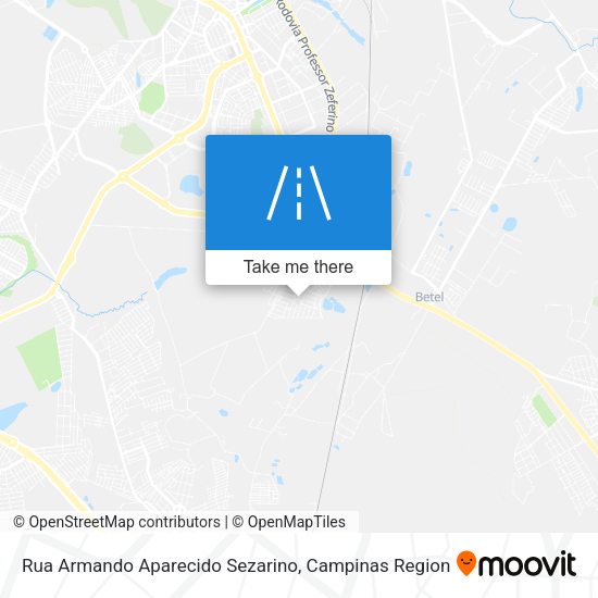Rua Armando Aparecido Sezarino map