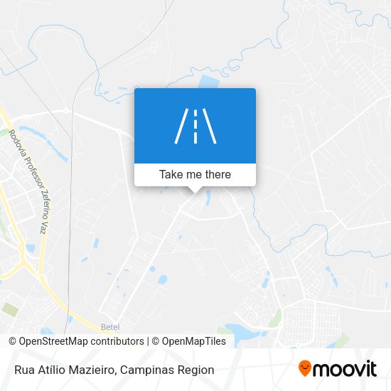 Rua Atílio Mazieiro map