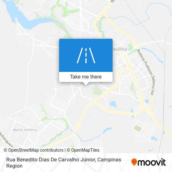 Rua Benedito Dias De Carvalho Júnior map
