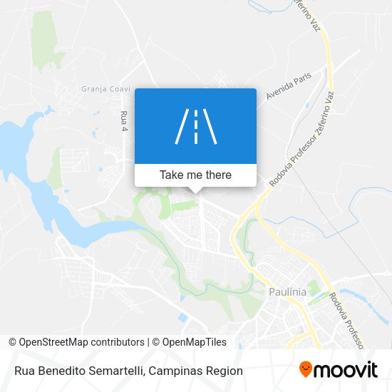 Rua Benedito Semartelli map