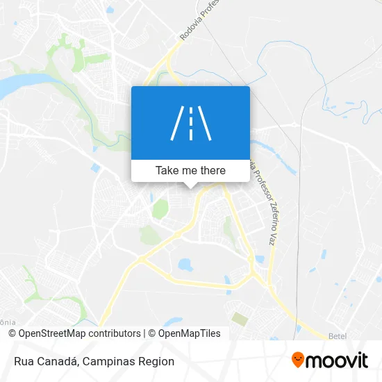 Rua Canadá map