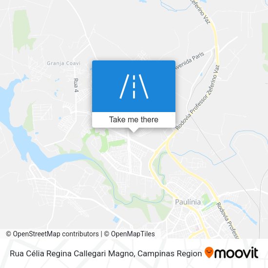 Rua Célia Regina Callegari Magno map