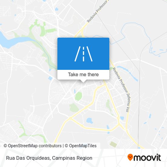 Rua Das Orquídeas map