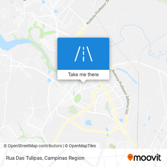 Rua Das Tulipas map