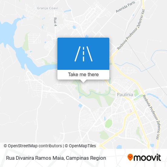 Rua Divanira Ramos Maia map