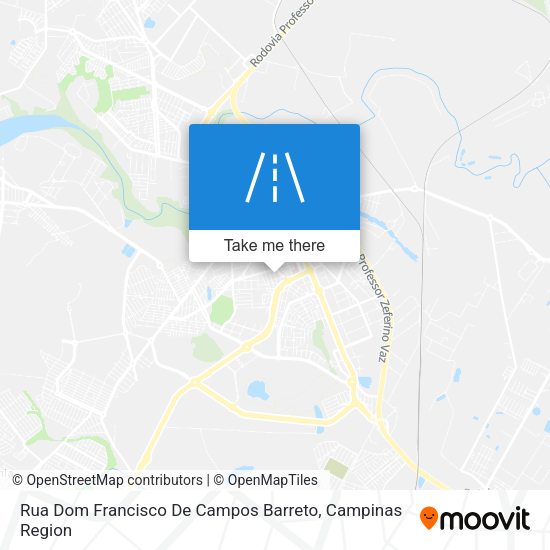 Rua Dom Francisco De Campos Barreto map