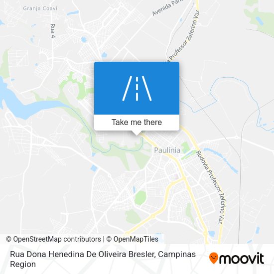 Rua Dona Henedina De Oliveira Bresler map