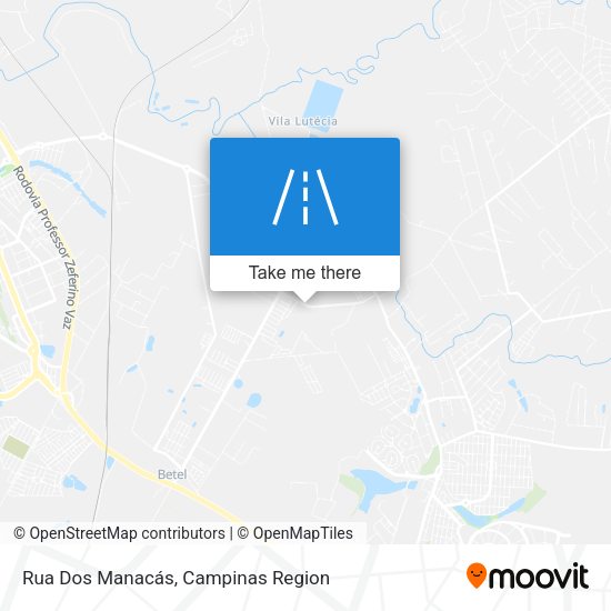 Rua Dos Manacás map