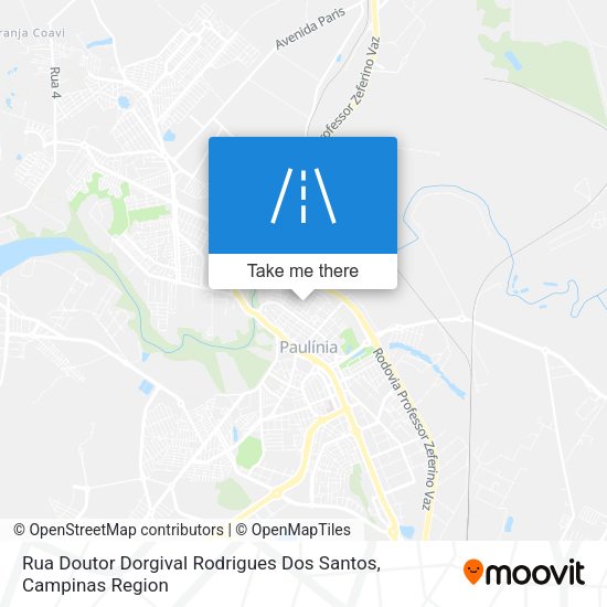 Rua Doutor Dorgival Rodrigues Dos Santos map