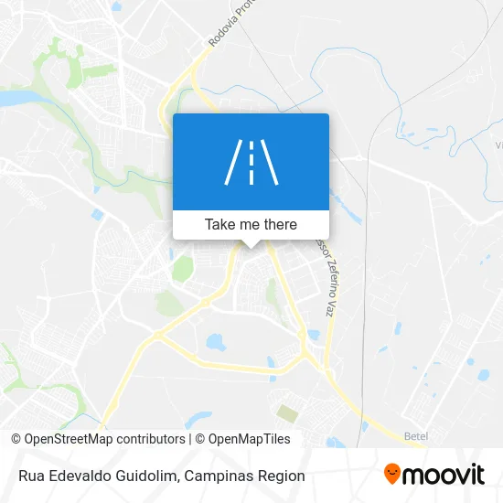 Rua Edevaldo Guidolim map