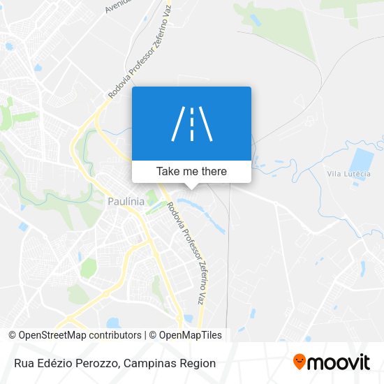 Rua Edézio Perozzo map