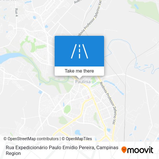 Rua Expedicionário Paulo Emídio Pereira map