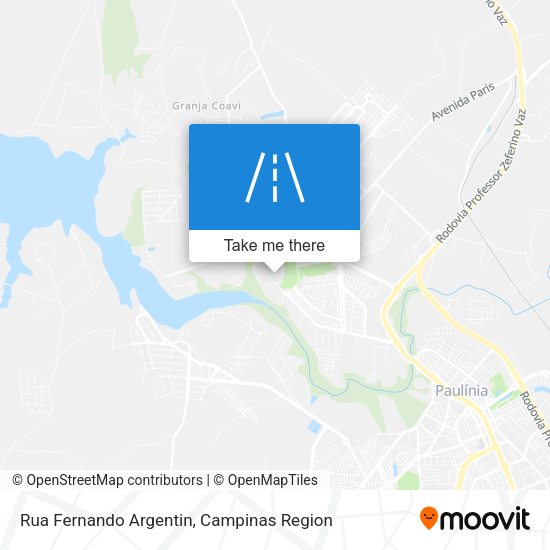 Rua Fernando Argentin map