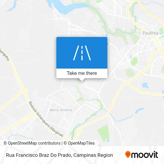 Rua Francisco Braz Do Prado map