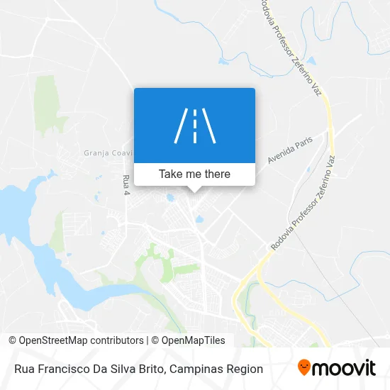 Rua Francisco Da Silva Brito map