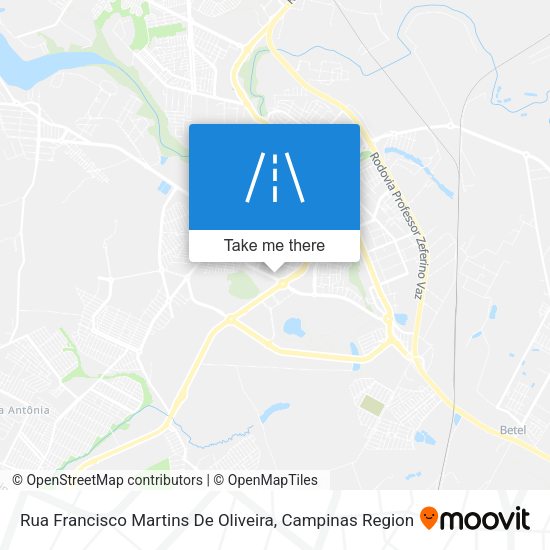 Rua Francisco Martins De Oliveira map